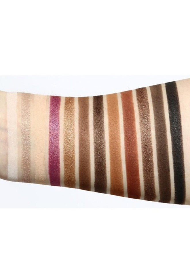 UOCK 12 Color Luxury Eyeshadow Palette, Matte Shimmer Eyeshadow Makeup Palette, Eyeshadow Contour Palette. Easy To Blend And Long-lasting, Suitable For Professional Makeup For Women. (01#) - Image 3